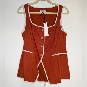 NWT ✨ BAGATELLE Square Neck Vest Size Small